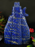 Lord Shiva Head in Lapis Lazuli Stone - Embrace the Power and Beauty of the Divine - 9.5 inches and 4.55 kgs