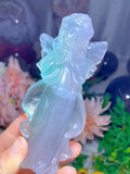 Candy Fluorite Angels: Delicate Beauty with Spiritual Harmony - Lot of 4