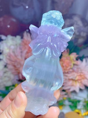 Candy Fluorite Angels: Delicate Beauty with Spiritual Harmony - Lot of 4