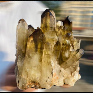Smokey Citrine Cluster: Harnessing Radiance and Grounding Energy