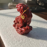 Cinnabar Lion | Cinnabar Dragon |- Custom Order - Gemstone Animal Carvings