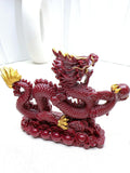 Cinnabar Marvels - Horse, Dragon, Bull carving & 2 bracelets - Animal gemstone carvings