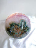 Amethyst with Moss Agate Geode Sphere - Massive 13.5 lbs wonder - Final Payment link