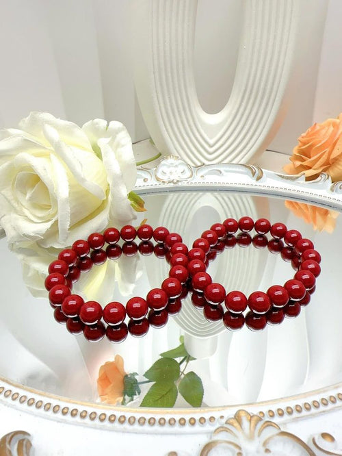 Buddha Stones Colorful String Cinnabar Calm Bracelet