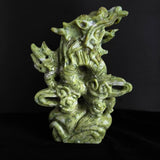 Xiuyan Jade Dragon Carving: Enhance Your Home with Elegance, Protection and Creative Energy