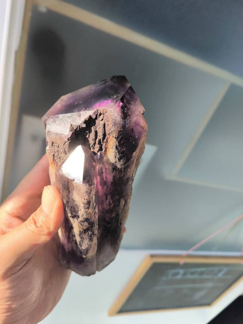 Amethyst Point: Embrace Tranquility For Home Decor and Spiritual Harmony | Crystal Healing | Reiki | Gemstone Points