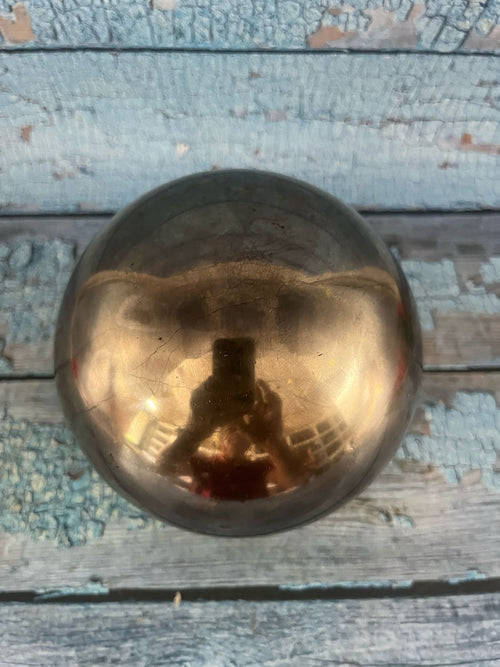 Golden Pyrite Sphere: 5.5 inches diameter and 6.9 kgs weight - first payment