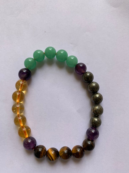 Wealth Maker Gemstone Bracelet with Amethyst - Lot of 5