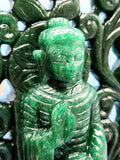 Buddha with beautiful arch - handmade carving of serene and standing Lord Buddha -crystal/reiki - 10 in and 1.91 kg