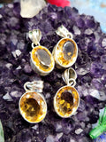 Beautiful Citrine pendant in 925 sterling silver - gemstone/crystal jewelry |Mother's Day/engagement/wedding/anniversary/birthday gift