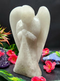 Smokey Quartz Angel figurine - Crystal Healing / Reiki / Chakra / Energy - 8.6 inches and 2.36 kgs (5.19 lb)