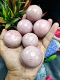 Amazing natural Pink Opal sphere/ball - Energy/Reiki/Crystal Healing - 2 inches (5 cms) diameter and 165 gms - ONE PIECE ONLY