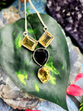 Stunning smokey citrine necklace in 925 sterling silver - gemstone/crystal jewelry | Mother's Day/engagement/anniversary/occasion gift