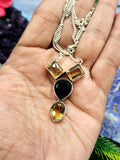 Stunning smokey citrine necklace in 925 sterling silver - gemstone/crystal jewelry | Mother's Day/engagement/anniversary/occasion gift