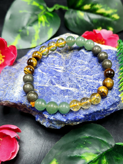 Wealth Maker Gemstone Bracelet - Attract Prosperity with Nature's Finest - ONE PIECE ONLY
