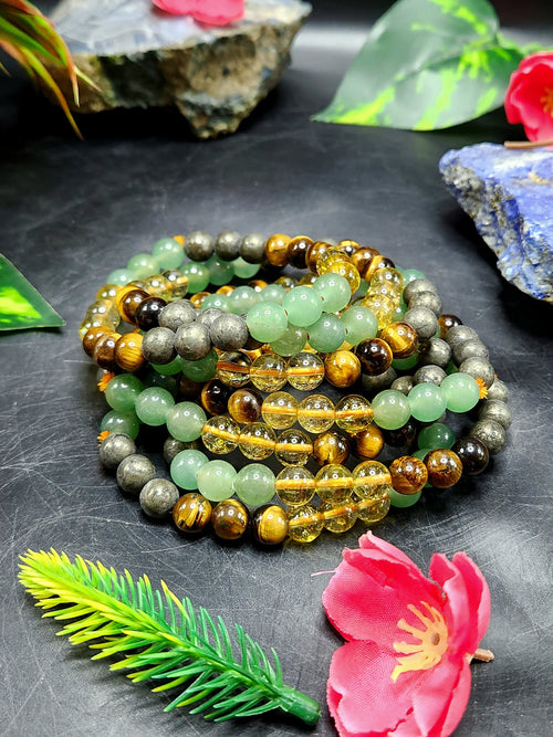 Wealth Maker Gemstone Bracelet - Attract Prosperity with Nature's Finest - ONE PIECE ONLY