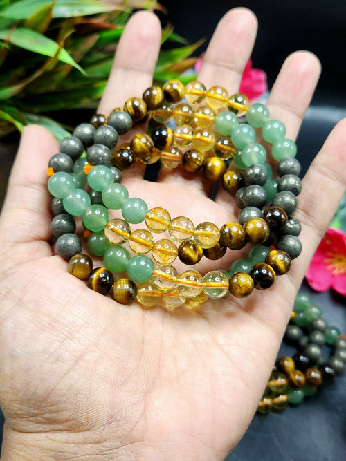 Wealth Maker Gemstone Bracelet - Attract Prosperity with Nature's Finest - ONE PIECE ONLY
