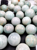 Amazonite stone sphere - Crystal Healing Gemstones