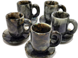Beautiful Labradorite Tea Cup & Saucer - ONLY 1 Cup and 1 Saucer