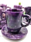 Lepidolite Cup & Saucer - ONLY 1 Cup and 1 Saucer