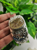 Beautiful Golden Rutile Bracelet in 925 Sterling Silver | gemstone jewelry | crystal jewelry | quartz - Shwasam