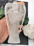 Clear Quartz Angel figurine - Spathik / Crystal Healing - 6 inches and 825 gms