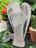 Clear Quartz Angel figurine - Spathik / Crystal Healing - 6 inches and 825 gms
