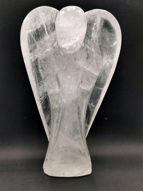 Clear Quartz Angel figurine - Spathik / Crystal Healing - 6 inches and 825 gms