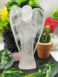 Clear Quartz Angel figurine - Spathik / Crystal Healing - 6 inches and 825 gms