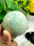 Amazonite spheres - Crystal Healing Gemstones - 2 inch dia - ONLY ONE PIECE