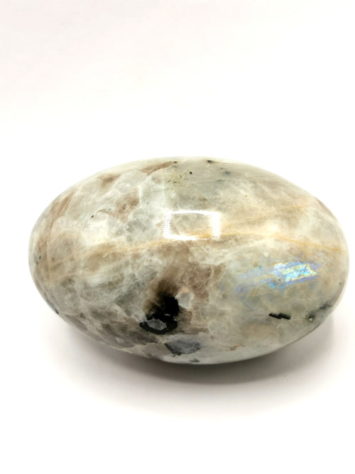 Rainbow moonstone Lingam used in Crystal Healing