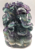 Multicolor Fluorite Handmade Carving of Ganesh