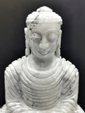 Howlite Stone carving of Siddartha, the Buddha - hand carved to perfection
