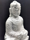 Howlite Stone carving of Siddartha, the Buddha - hand carved to perfection