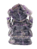 Ganesh Statue in Amethyst Handmade Carving | Lord Ganesha Idol | Figurine in Crystals/Gemstone Gift a Ganesha