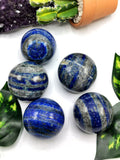 Lapis Lazuli stone sphere/ball - Energy/Reiki/Crystal Healing - 2 inches (5 cms) diameter and 190 gms (0.42 lb)