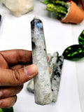 Moonstone point - handmade carvings - energy/chakra/reiki - ONE PIECE ONLY