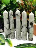 Moonstone point - handmade carvings - energy/chakra/reiki - ONE PIECE ONLY