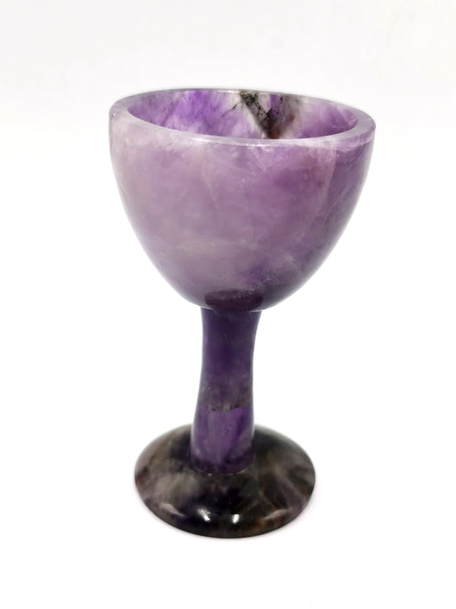 Exquisite gemstone wine glass in Amethyst stone - ONLY 1 PIECE