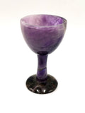 Exquisite gemstone wine glass in Amethyst stone - ONLY 1 PIECE
