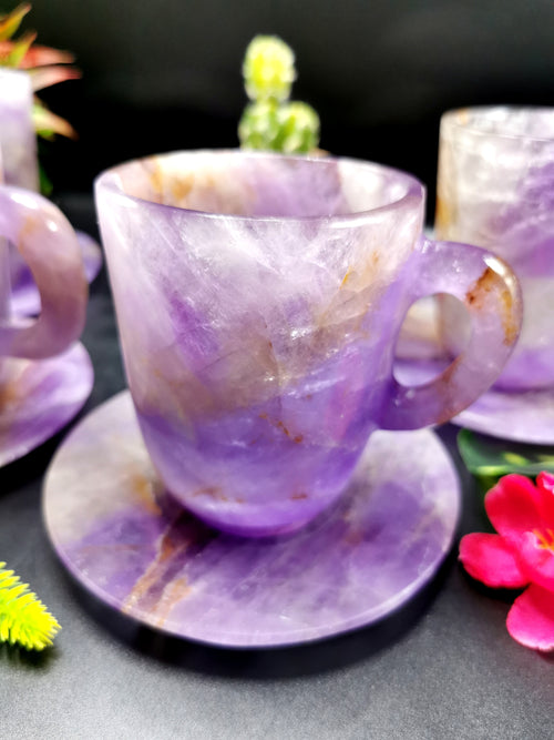 Amethyst Cup & Saucer - ONLY 1 Cup and 1 Saucer