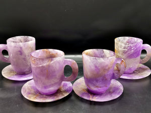 Amethyst Cup & Saucer - ONLY 1 Cup and 1 Saucer