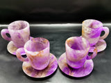 Amethyst Cup & Saucer - ONLY 1 Cup and 1 Saucer