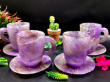 Amethyst Cup & Saucer - ONLY 1 Cup and 1 Saucer