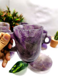 Dark Amethyst Cup & Saucer - ONLY 1 Cup and 1 Saucer - Home Decor