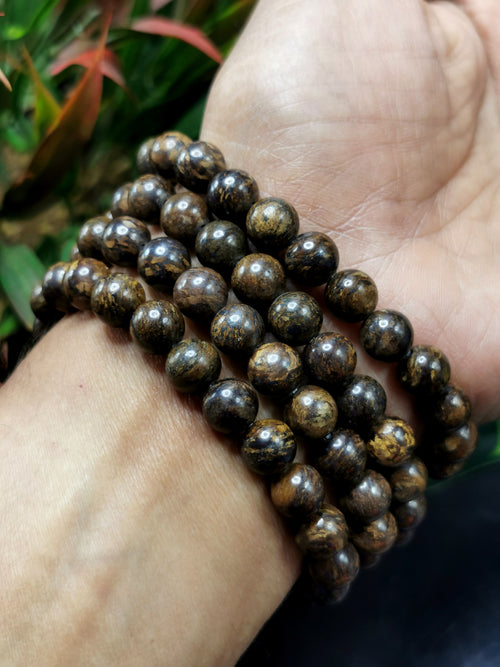 Bronzite bracelet 8mm beads, set of 4 pieces | gemstone/crystal jewelry | Mother's Day/Birthday/Anniversary/Valentine's Day gift