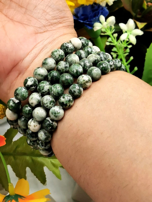 Tree Agate bracelet 8mm beads, set of 4 pieces | gemstone/crystal jewelry | Mother's Day/Birthday/Anniversary/Valentine's Day gift