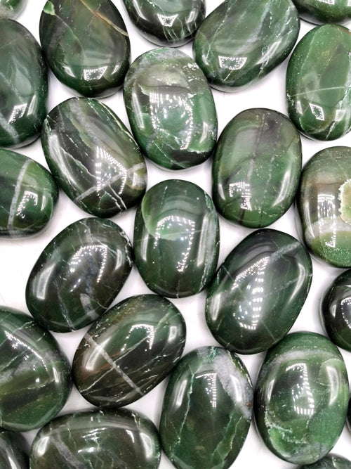 Columbian Jade palmstones - ONE PIECE - crystal/chakra/reiki/healing - 85 gms weight