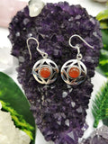 Beautiful and elegant carnelian earrings in 925 Sterling Silver | gifts for her | gifts for girlfriend | gifts for mom daughter sister - Shwasam