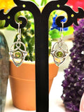 Pretty Peridot stone earrings in 925 Sterling Silver | Christmas gift | Mothers Day | Anniversary Gift | Birthday Gift - Shwasam